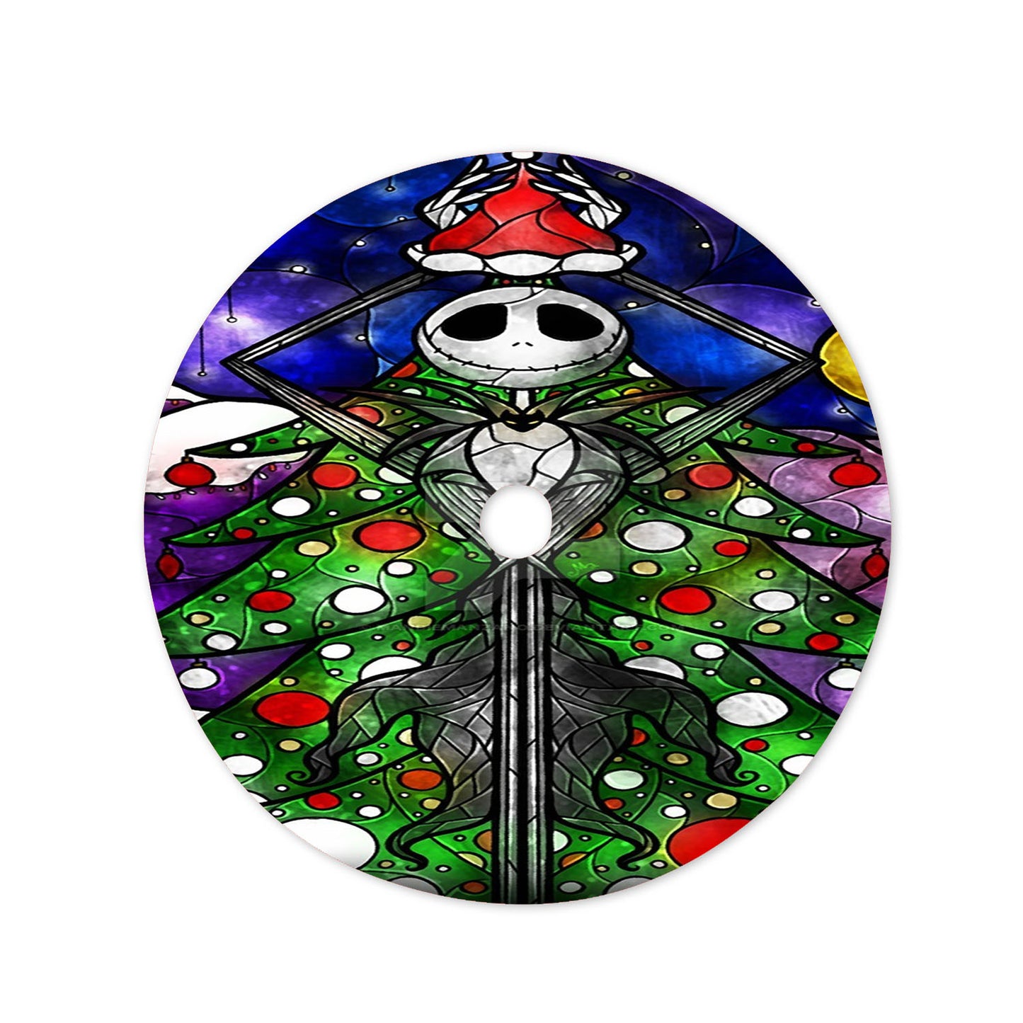 Jack Skellington Nightmare Christmas Tree Skirt 36 X 36 Inch