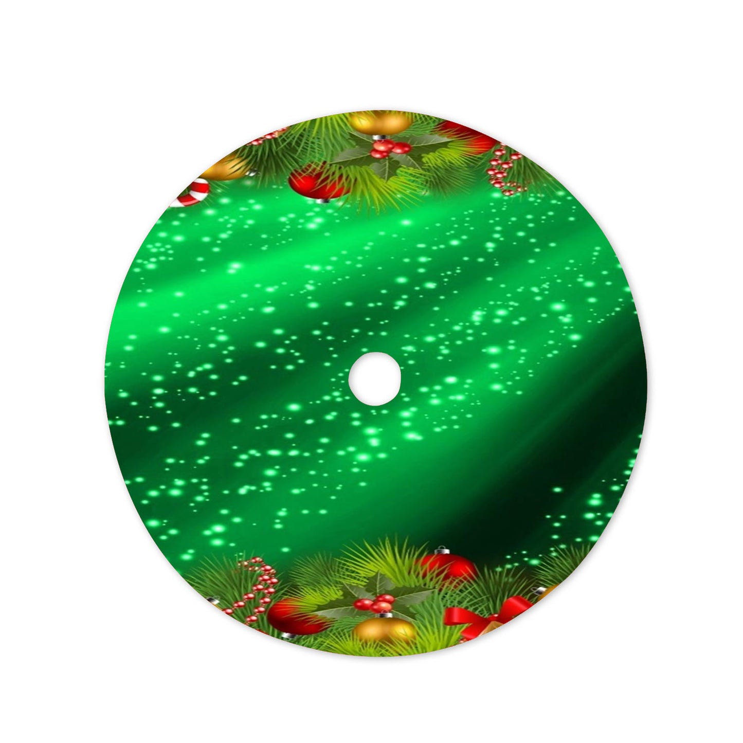Sparkles Christmas Tree Skirt 36 X 36 Inch
