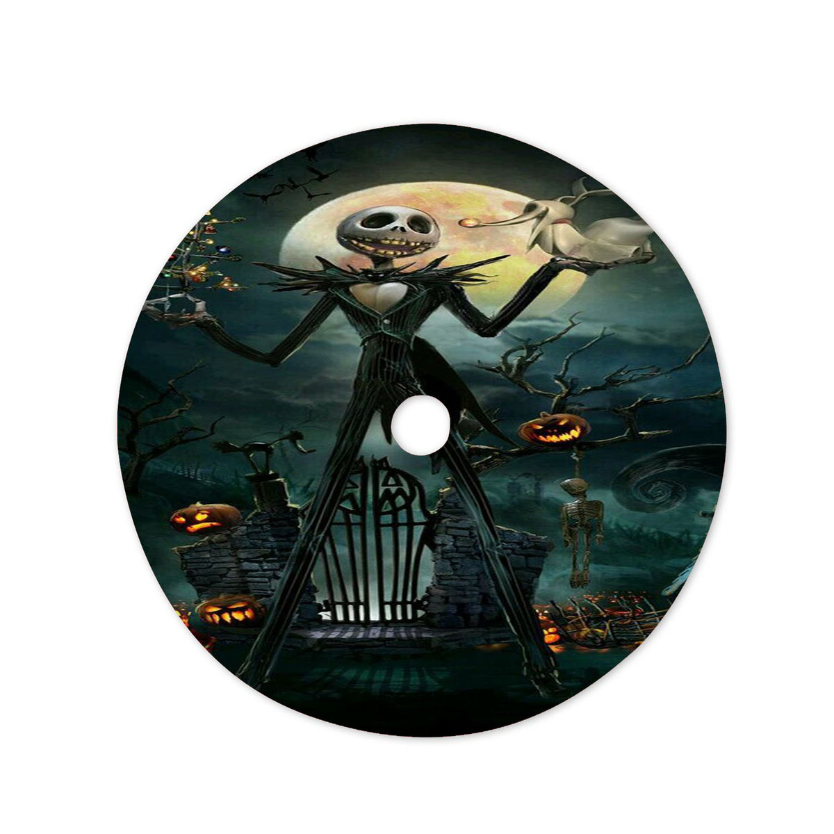 Jack Skellington Nightmare Before Christmas Christmas Tree Skirt 36 X 36 Inch