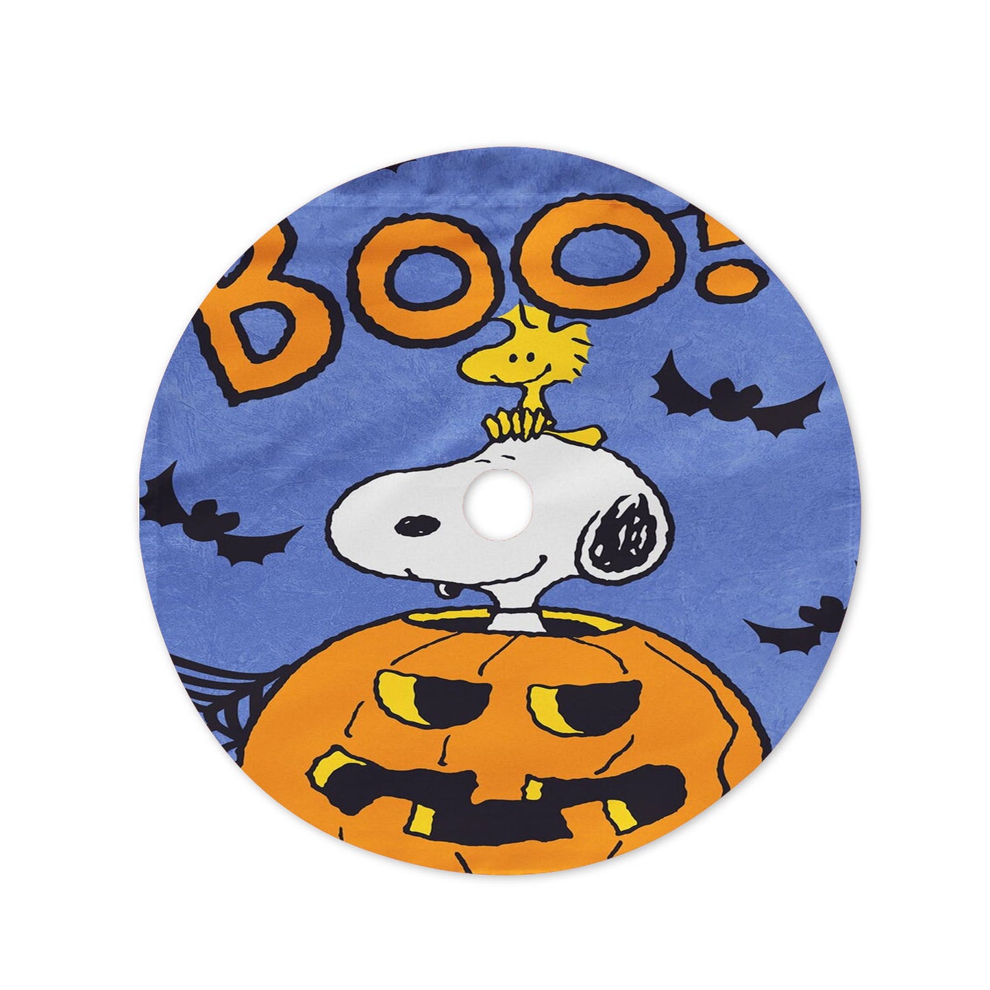 Peanuts Snoopy And Woodstock Halloween Christmas Tree Skirt 36 X 36 Inch