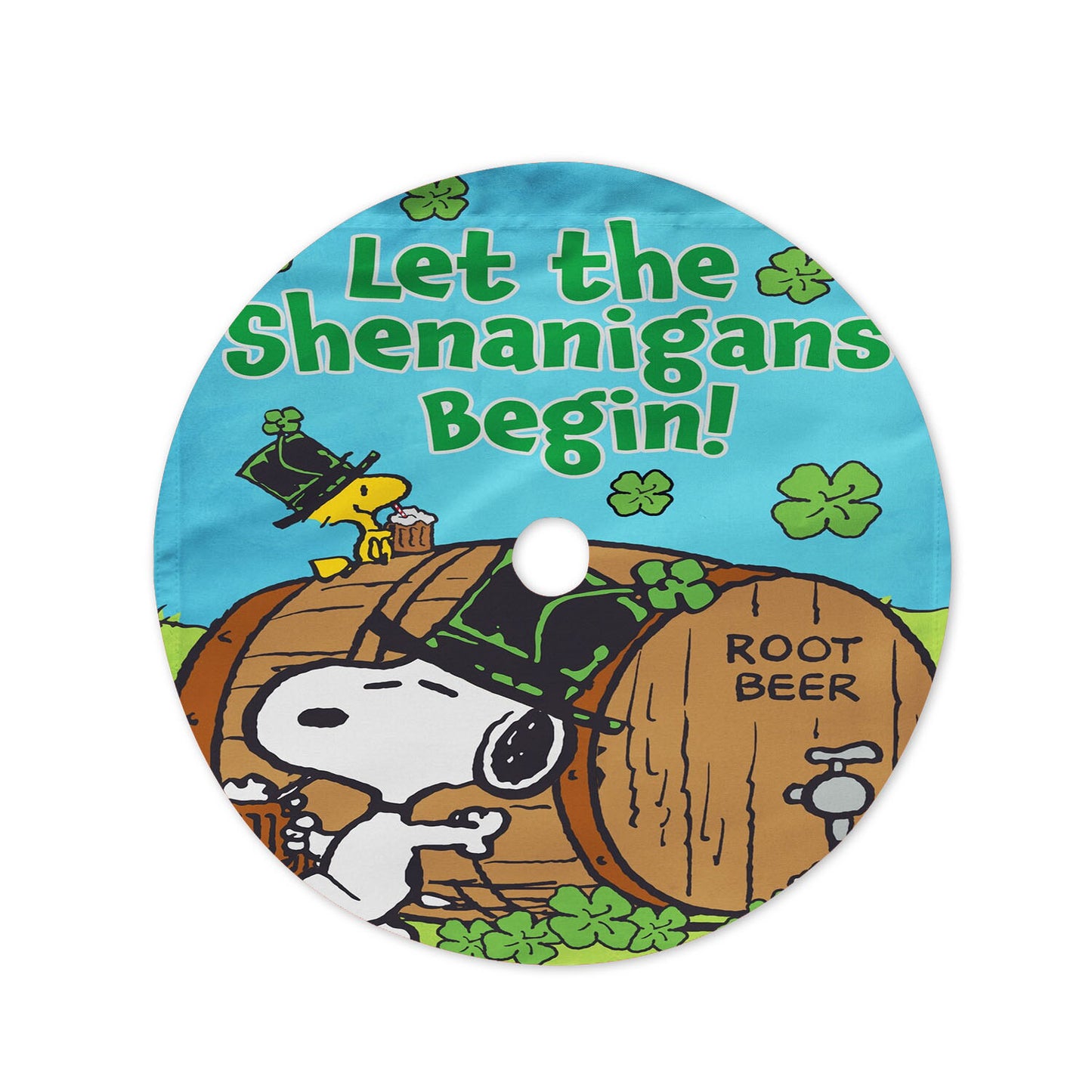 Peanuts St Christmas Tree Skirt 36 X 36 Inch