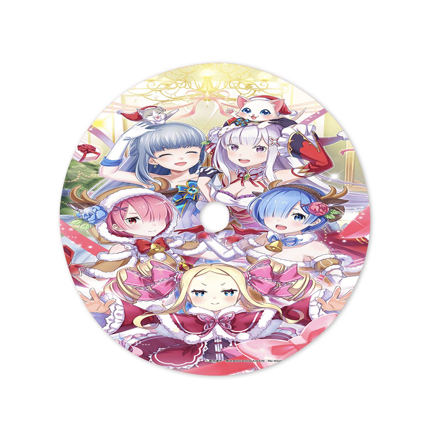 Re Zero Rem Ram And Friends Christmas Christmas Tree Skirt 36 X 36 Inch