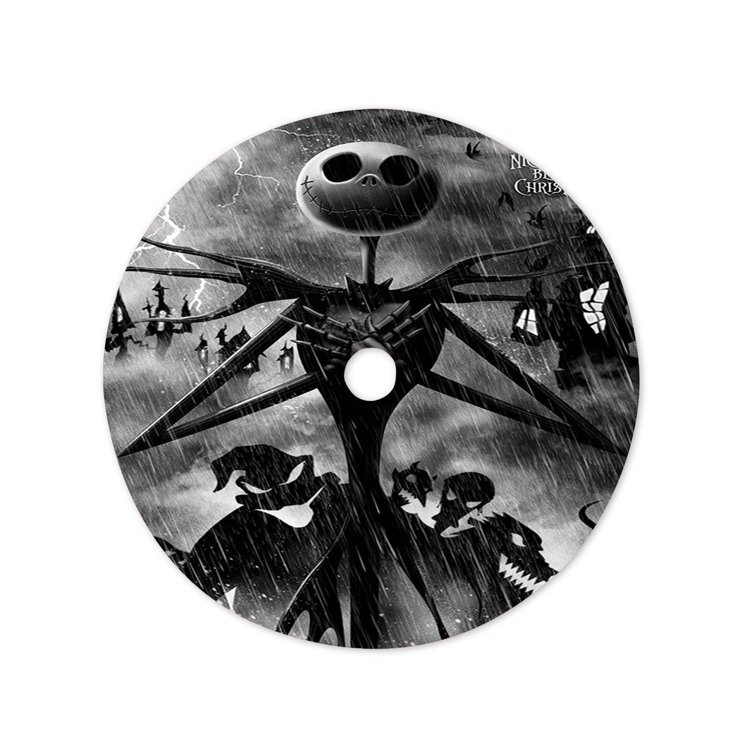 Tim Burtons The Nightmare Before Christmas Christmas Tree Skirt 36 X 36 Inch
