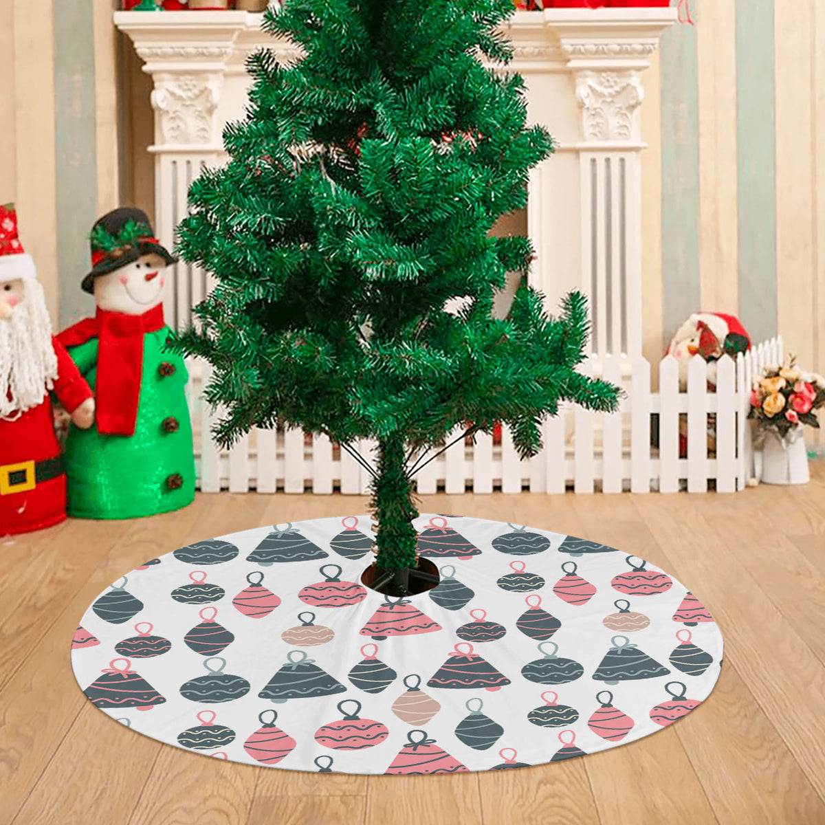 Christmas Patterns Set 06 Christmas Tree Skirt 36 X 36 Inch