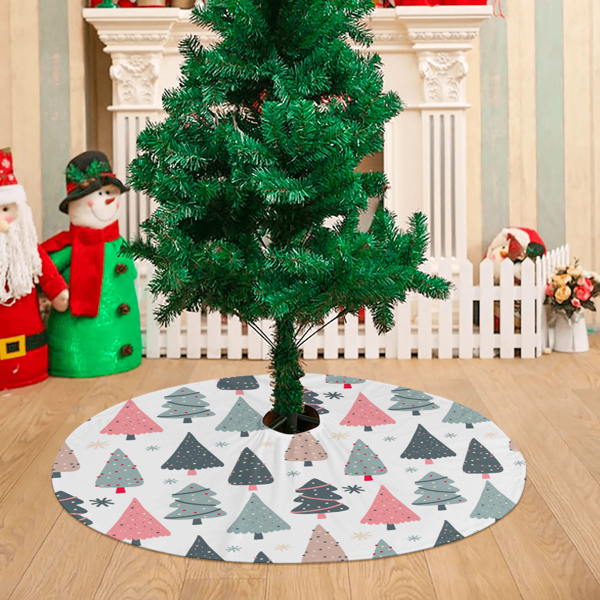 Christmas Patterns Set 08 Christmas Tree Skirt 36 X 36 Inch