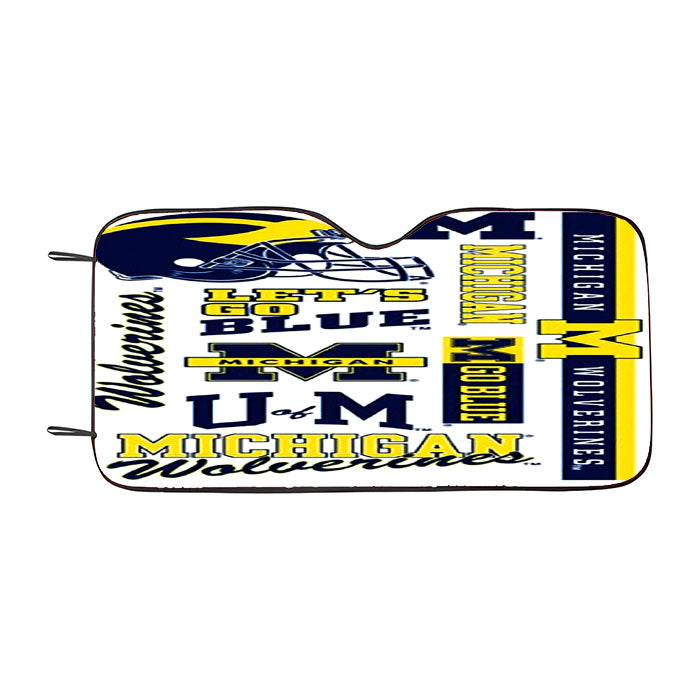 Michigan Wolverines Stadium Car Auto Sun Shade Windshield Cover