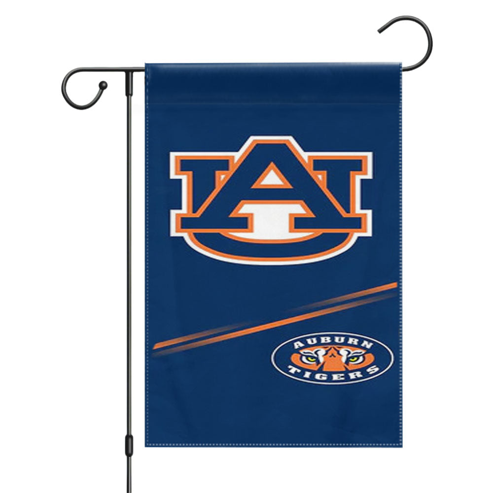 Auburn Tigers Logo 2 Garden Flags Yard Outdoor Lawn 12 X 18