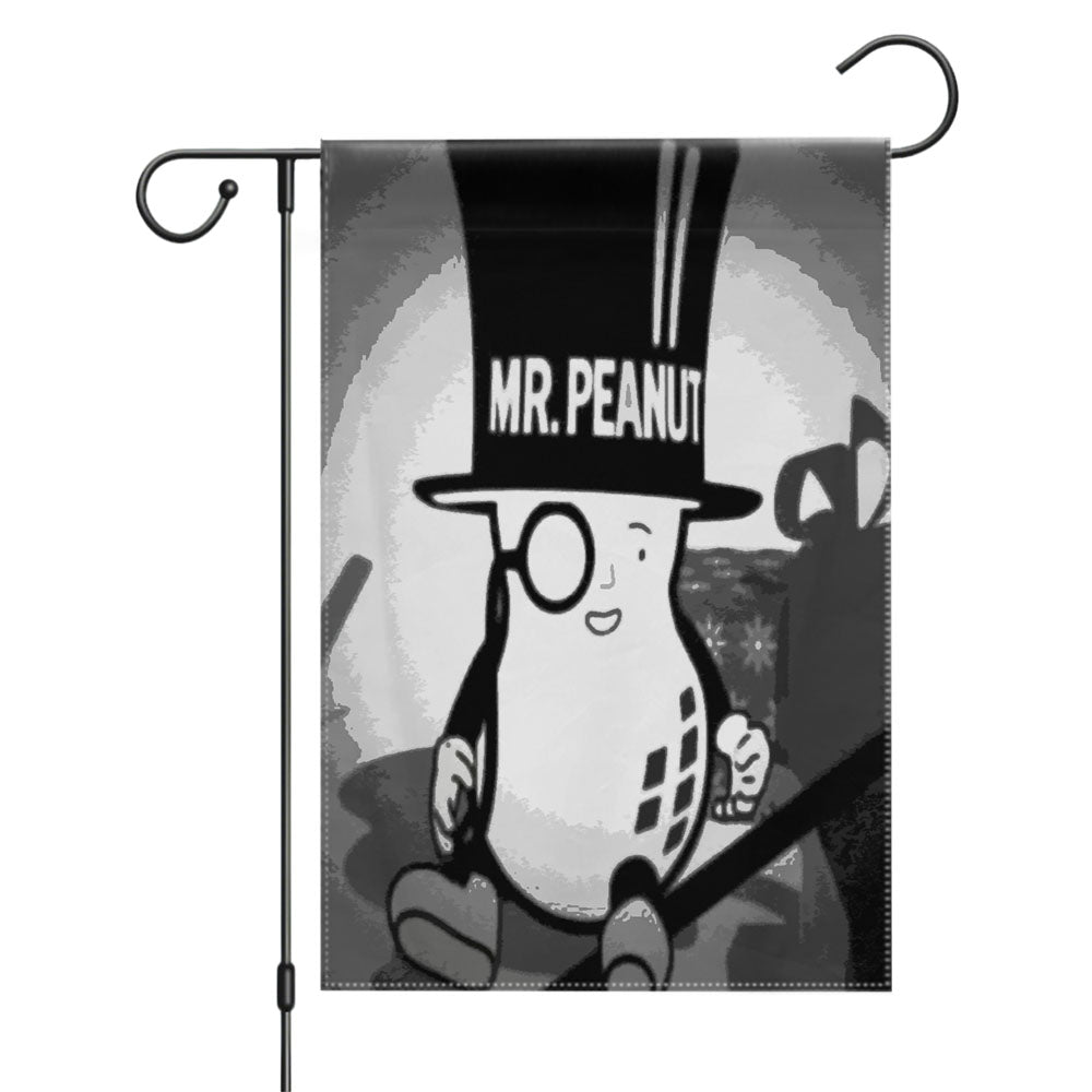 Baby Mr Peanuts Retro Old Vintage Cartoon Garden Flags Yard Outdoor Lawn 12 X 18