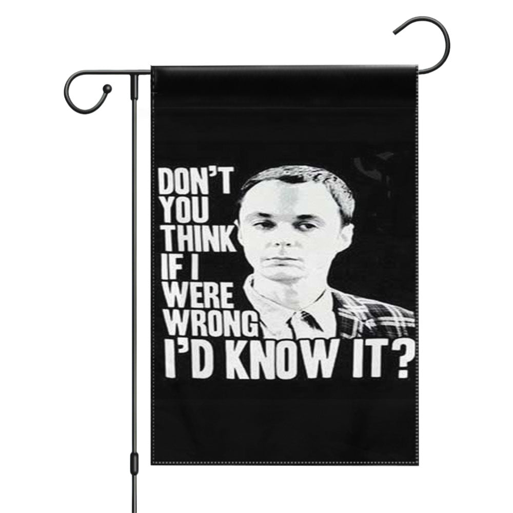 Big Bang Theory Sheldon Robot Garden Flags Yard Outdoor Lawn 12 X 18