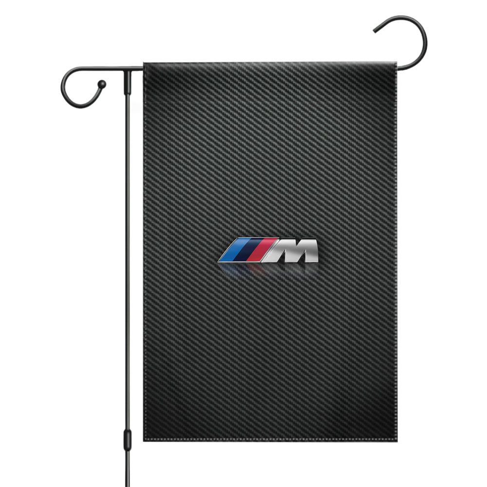 Bmw M Series Logo Garden Flags Yard Outdoor Lawn 12 X 18