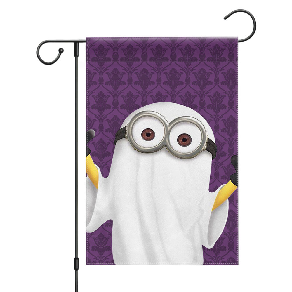 Bob Vampire Minions Halloween Ghost Garden Flags Yard Outdoor Lawn 12 X 18