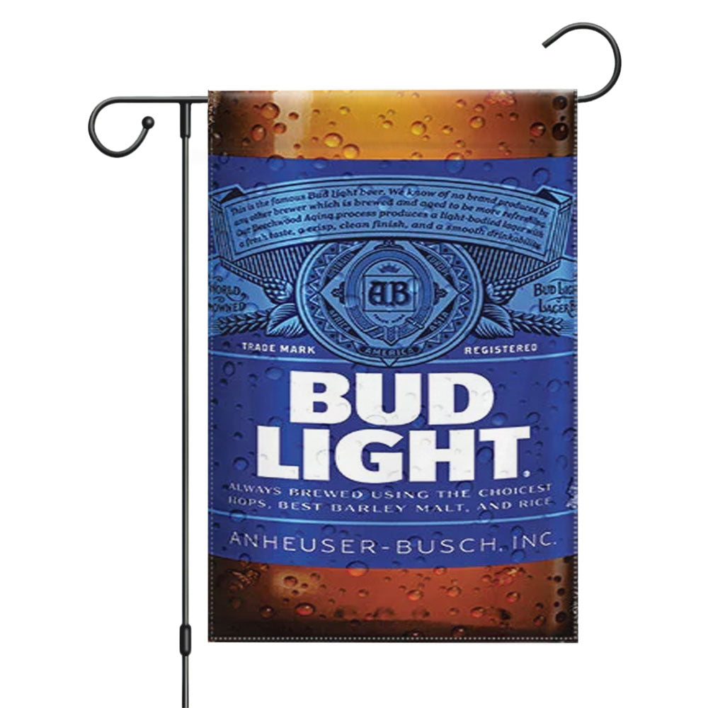 Bud Light Garden Flags Yard Outdoor Lawn 12 X 18