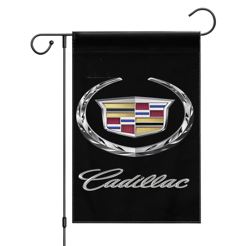 Cadillac Car Garden Flags Yard Outdoor Lawn 12 X 18