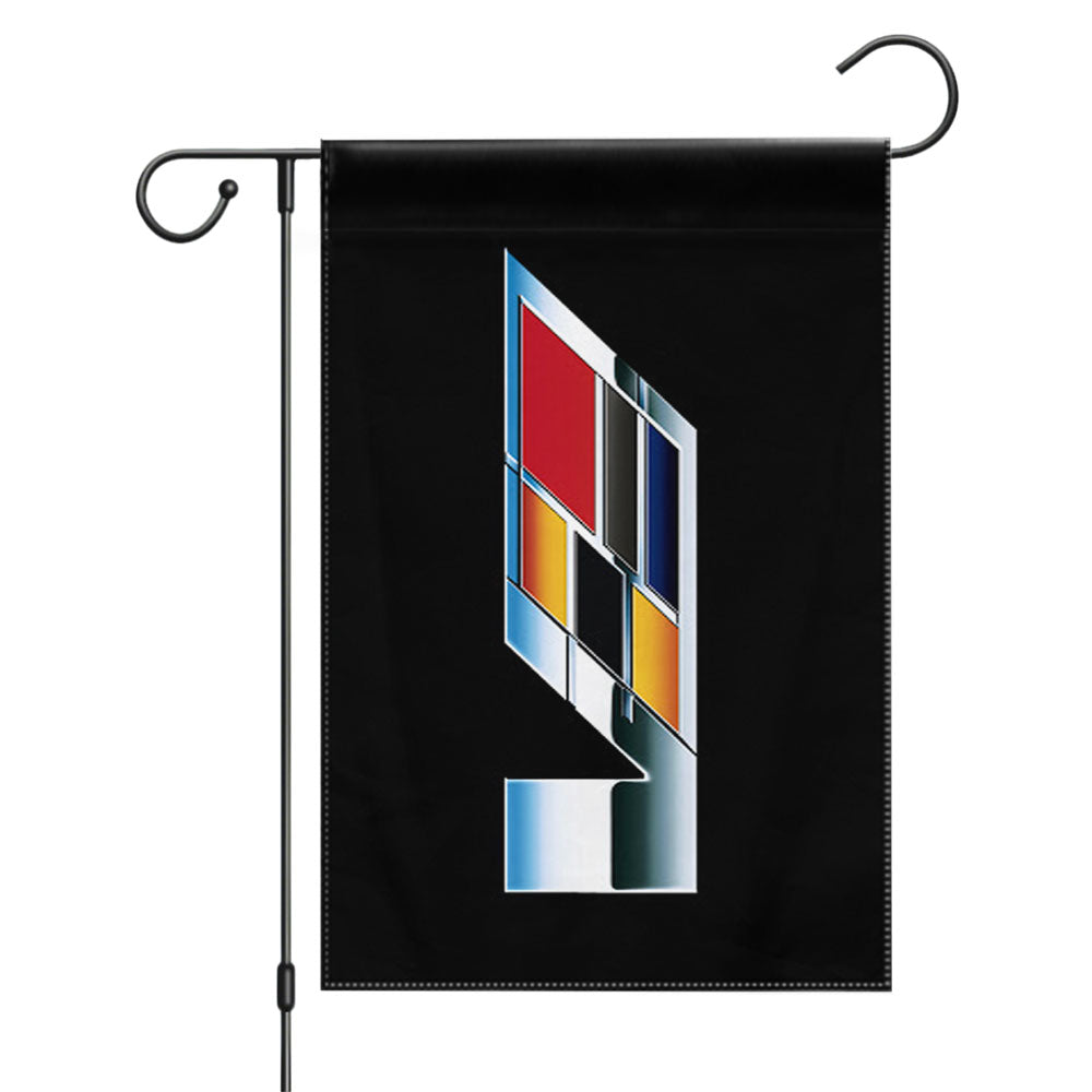 Cadillac Emblem Car Garden Flags Yard Outdoor Lawn 12 X 18