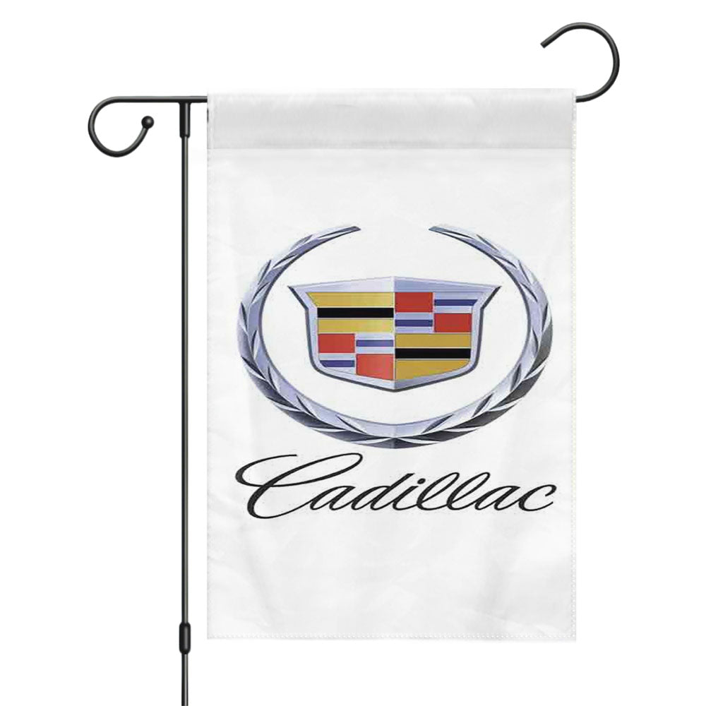 Cadillac Logo Garden Flags Yard Outdoor Lawn 12 X 18