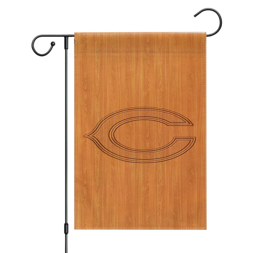 Chicago Bears Da Bears Garden Flags Yard Outdoor Lawn 12 X 18