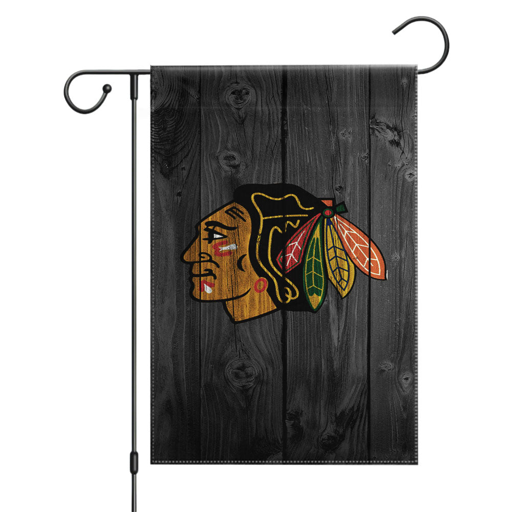 Chicago Blackhawks Patrick Kane Jersey Back Garden Flags Yard Outdoor Lawn 12 X 18