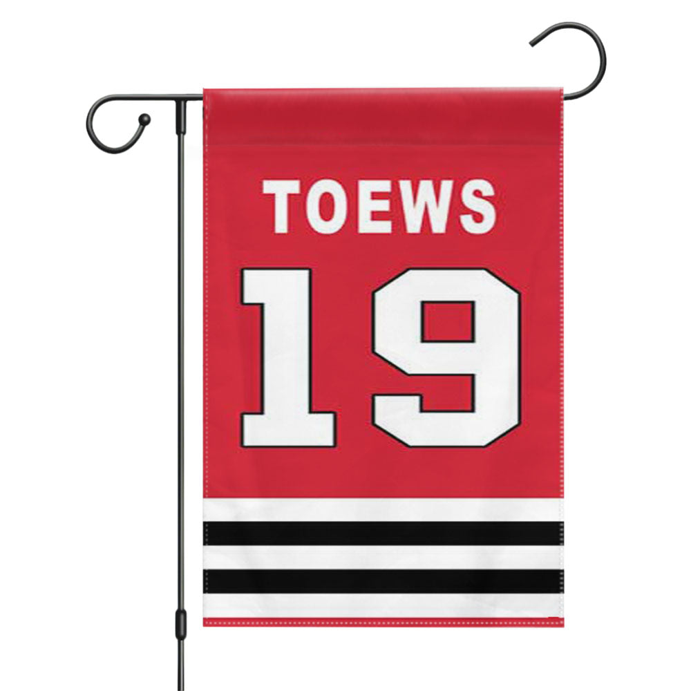 Chicago Blackhawks Wooden Garden Flags Yard Outdoor Lawn 12 X 18