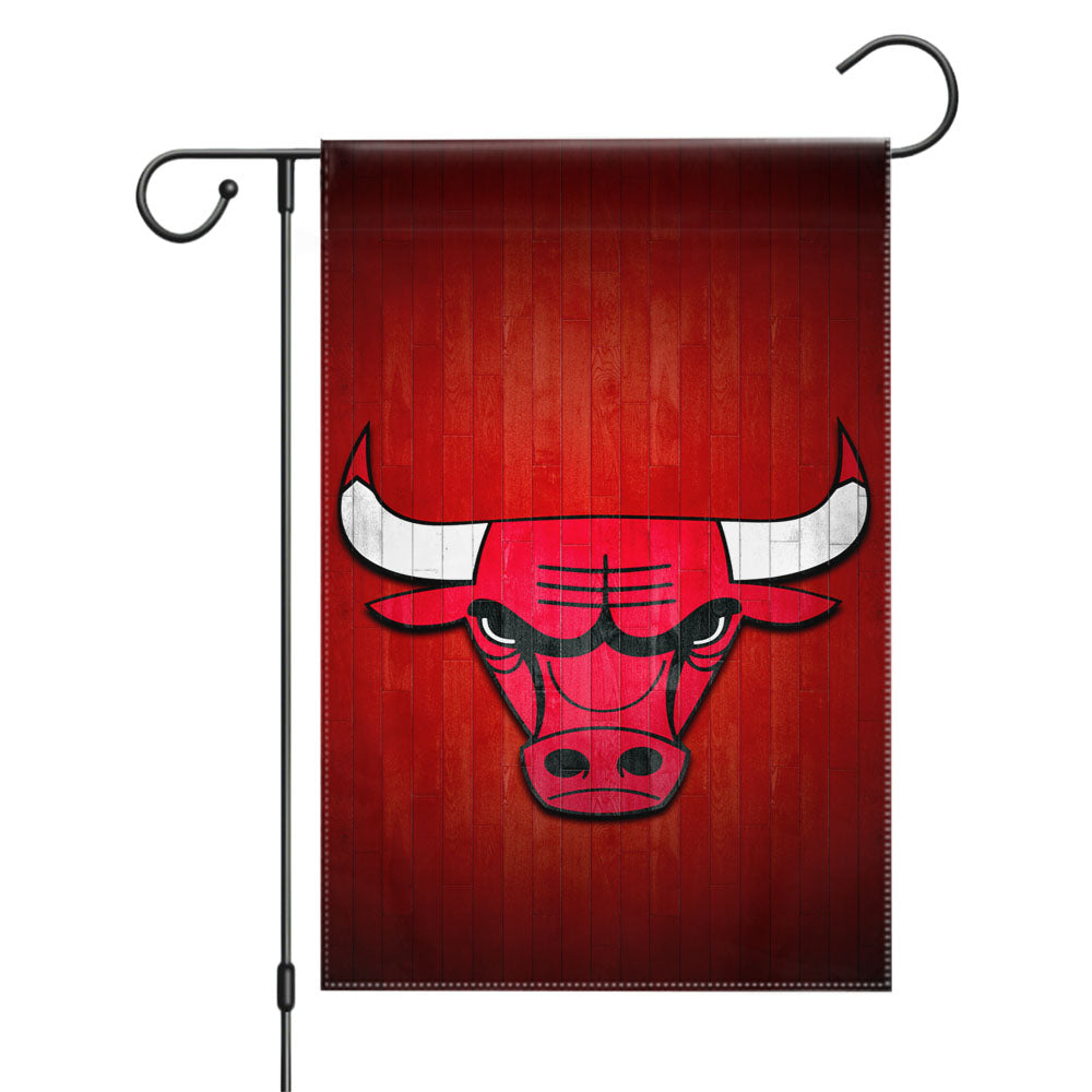 Chicago Bulls Jersey Red Wallpaper Garden Flags Yard Outdoor Lawn 12 X 18