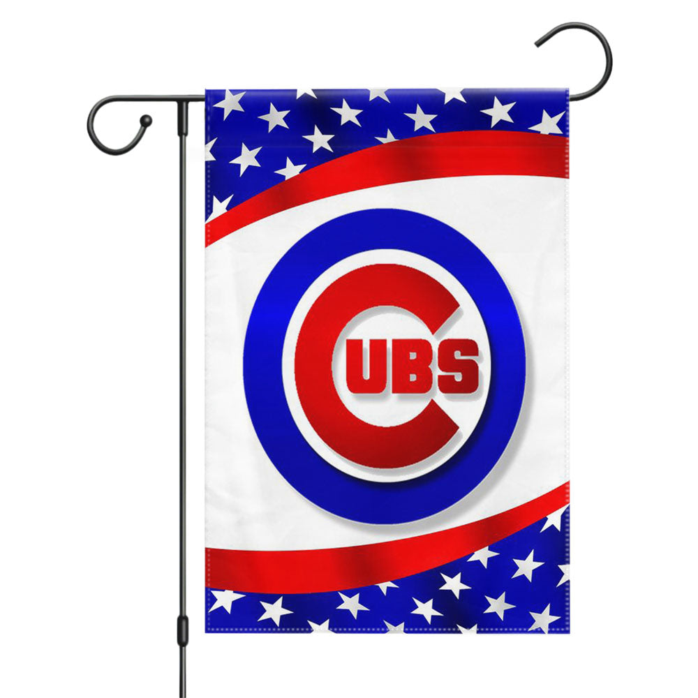 Chicago Cubs Anthony Rizzo Garden Flags Yard Outdoor Lawn 12 X 18
