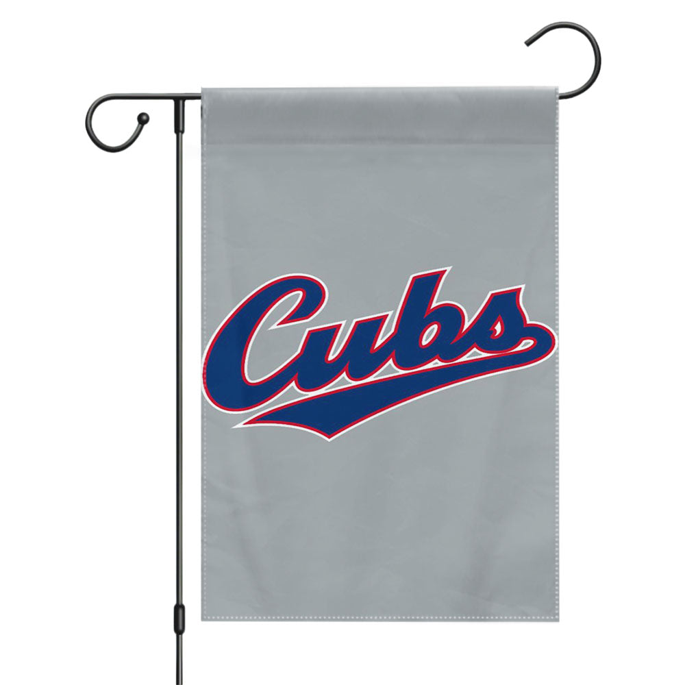Chicago Cubs Full Pattern Garden Flags Yard Outdoor Lawn 12 X 18