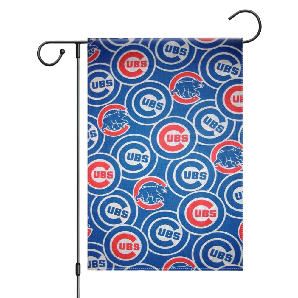 Chicago Cubs Golden American Baseball Garden Flags Yard Outdoor Lawn 12 X 18
