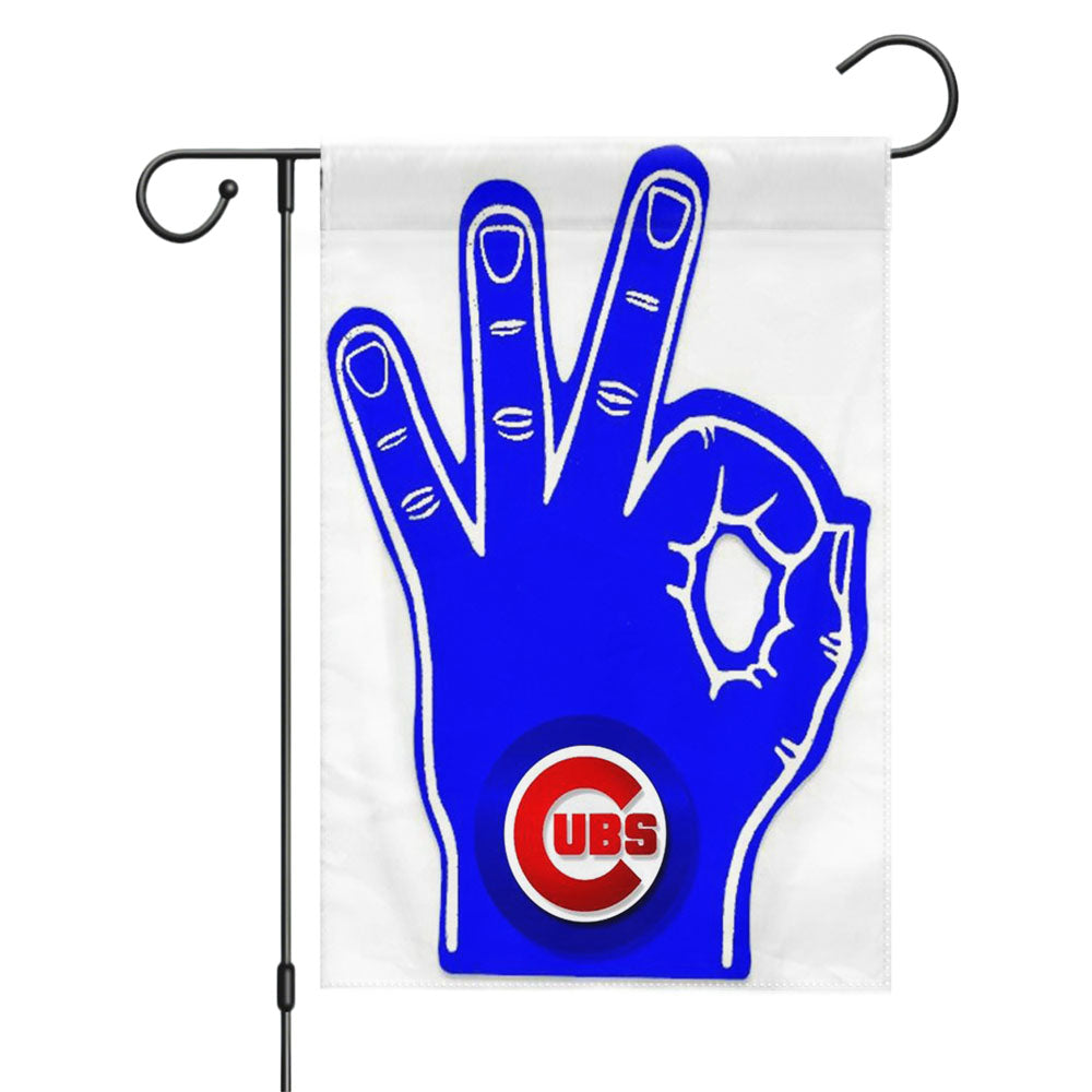 Chicago Cubs Heroes Garden Flags Yard Outdoor Lawn 12 X 18