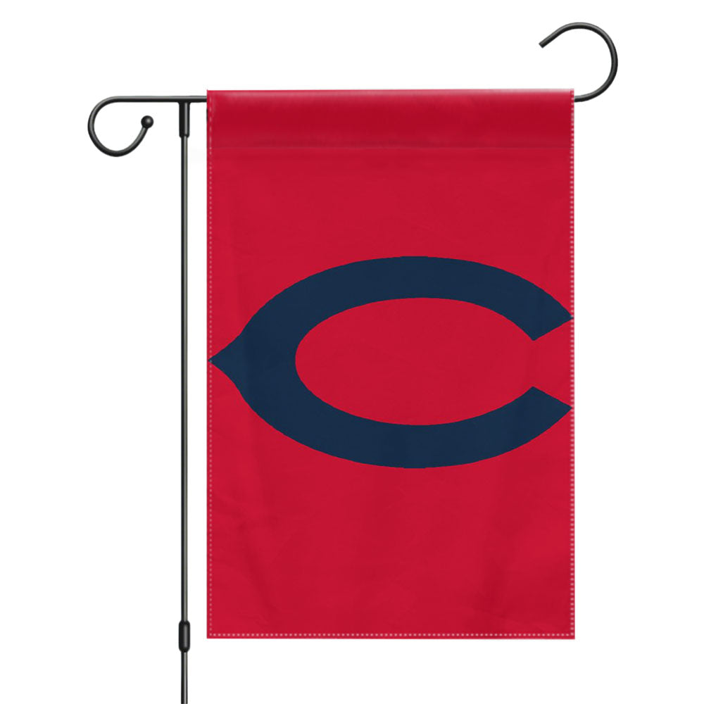 Chicago Cubs On White Garden Flags Yard Outdoor Lawn 12 X 18