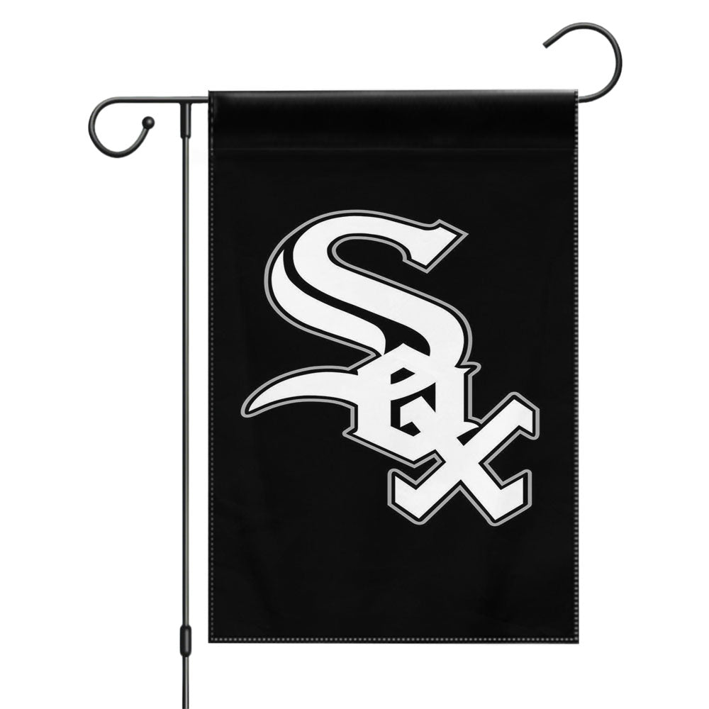 Chicago White Sox Mlb Sport Logo Garden Flags Yard Outdoor Lawn 12 X 18