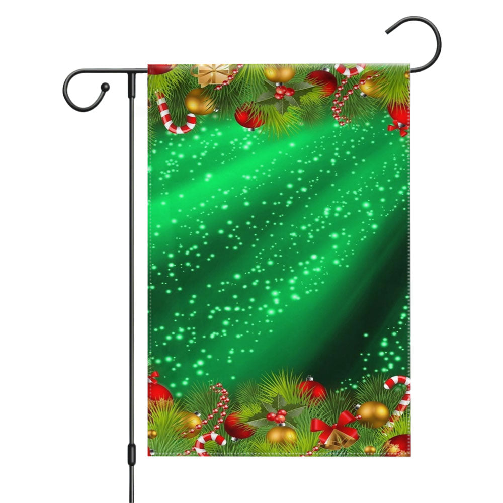 Christmas Sparkles Garden Flags Yard Outdoor Lawn 12 X 18