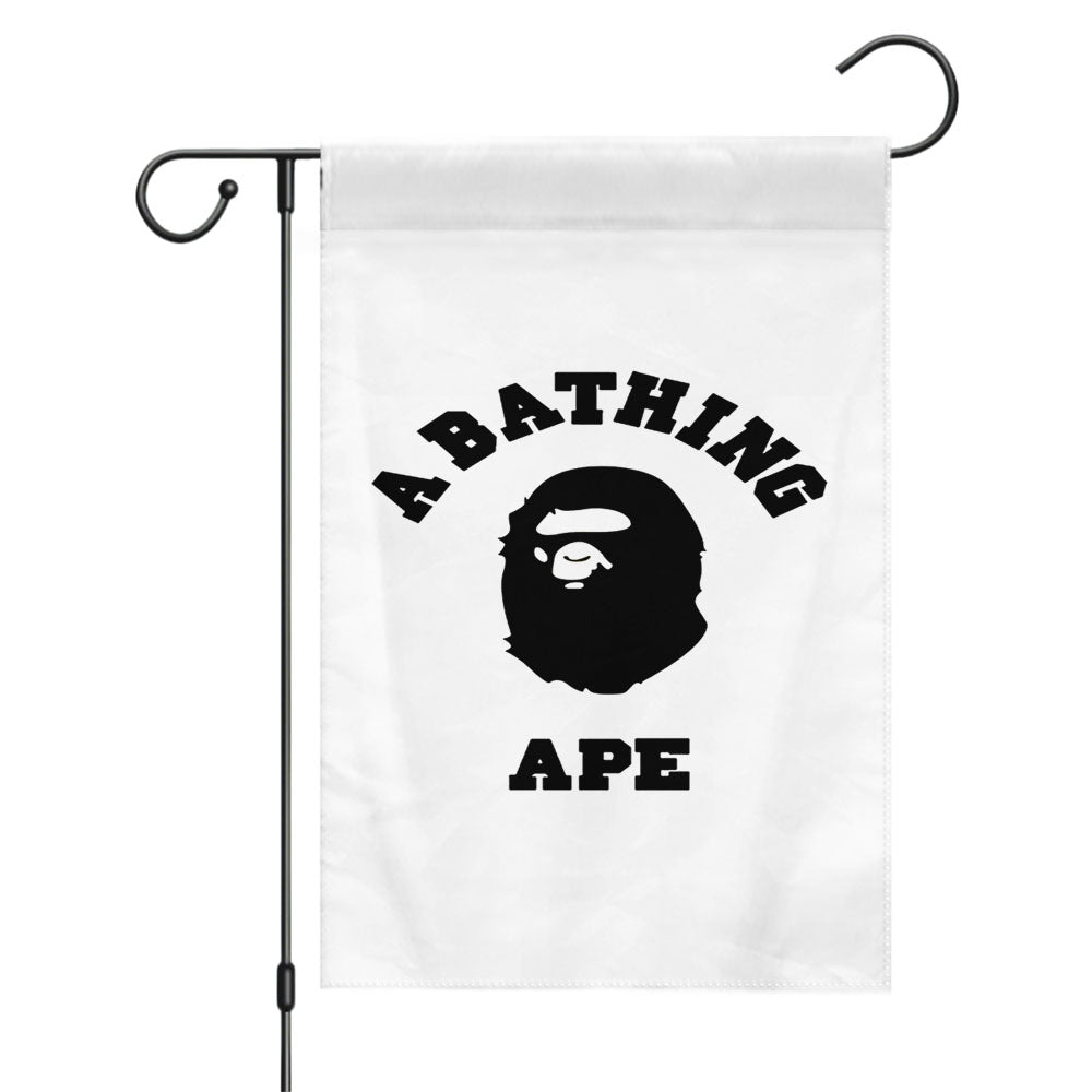 Classic A Bathing Ape Garden Flags Yard Outdoor Lawn 12 X 18