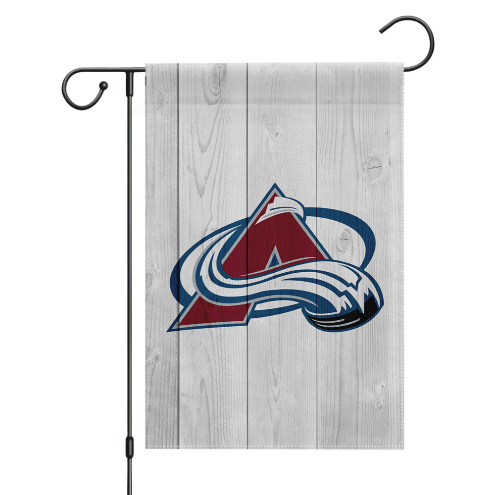 Colorado Avalanche Sport Garden Flags Yard Outdoor Lawn 12 X 18
