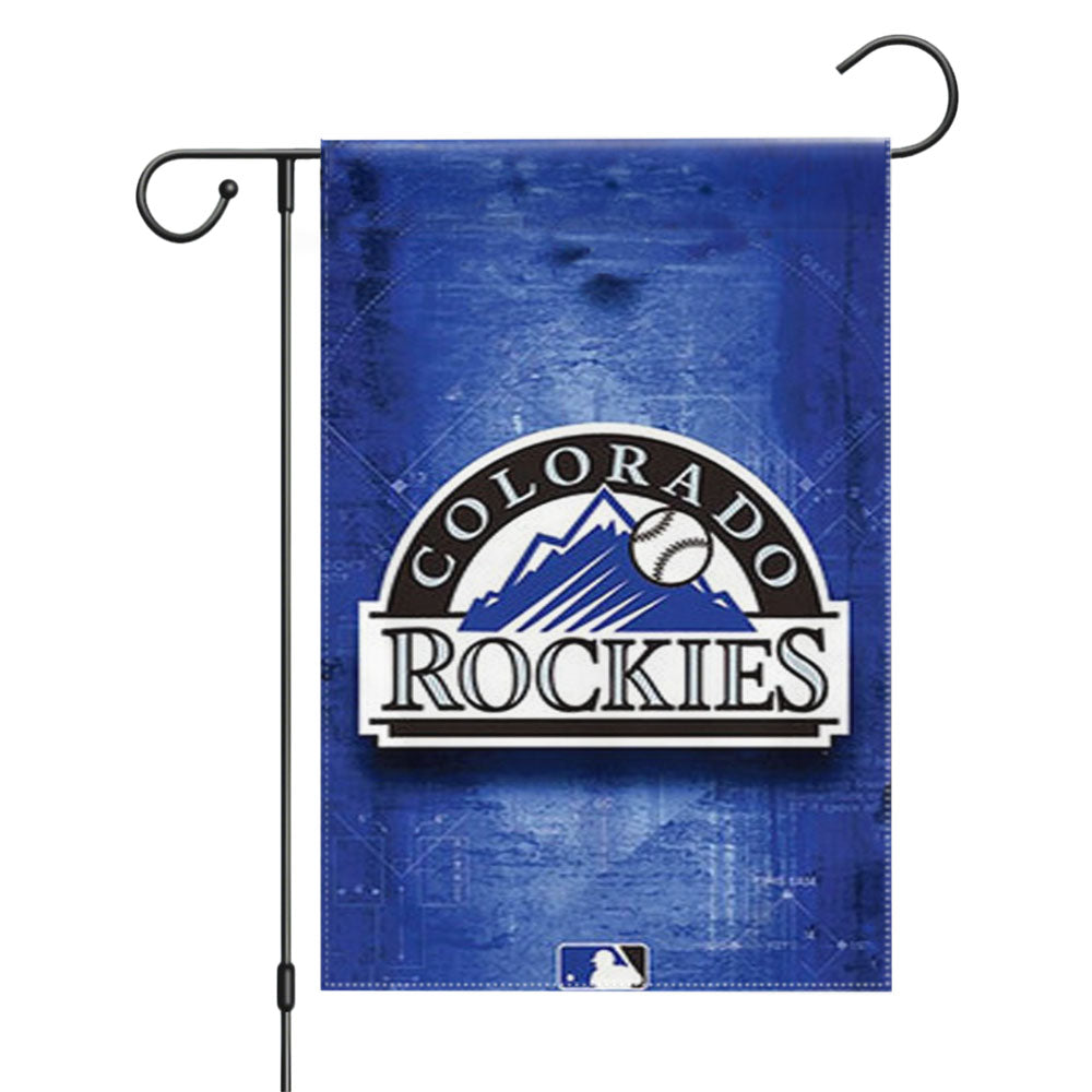 Colorado Rockies 4 Garden Flags Yard Outdoor Lawn 12 X 18
