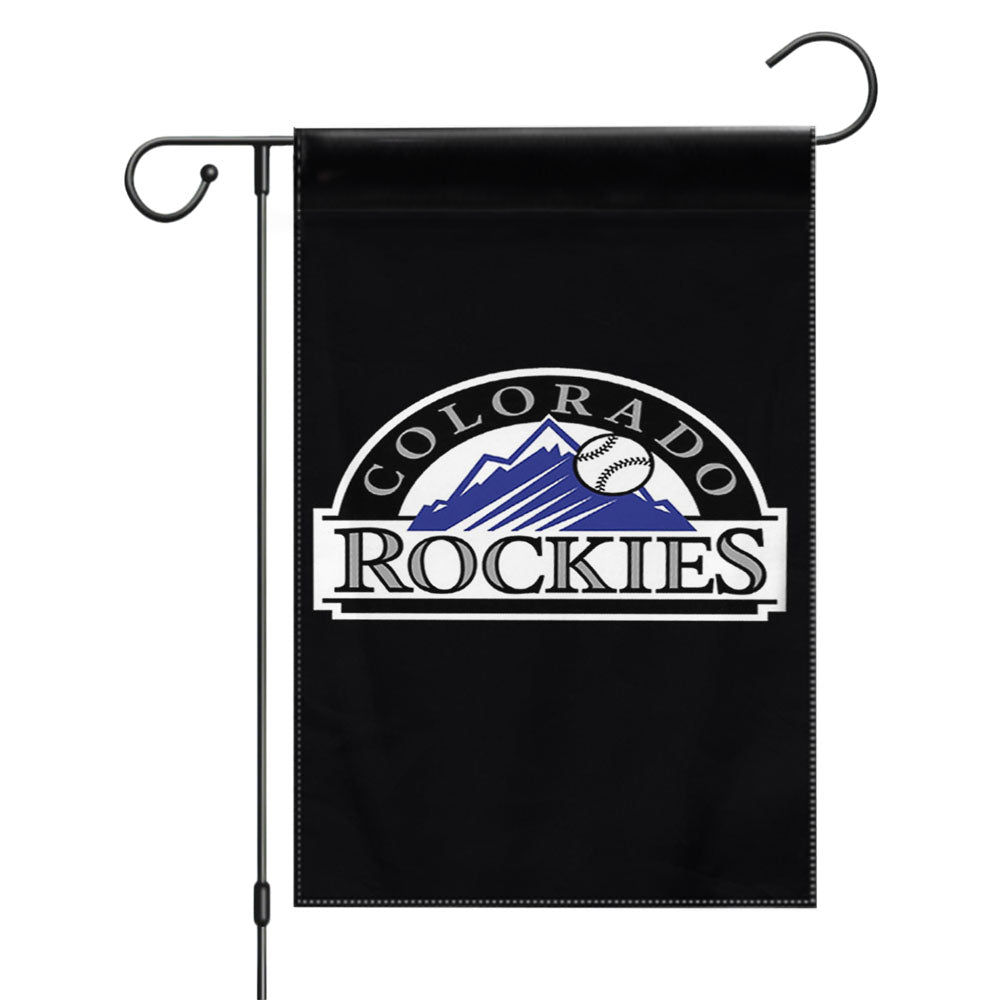 Colorado Rockies Mug Garden Flags Yard Outdoor Lawn 12 X 18
