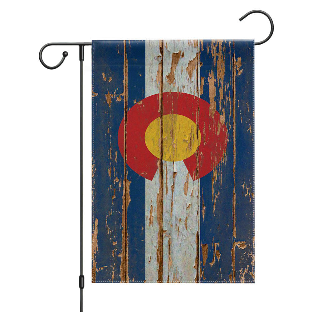 Colorado State Flag Garden Flags Yard Outdoor Lawn 12 X 18