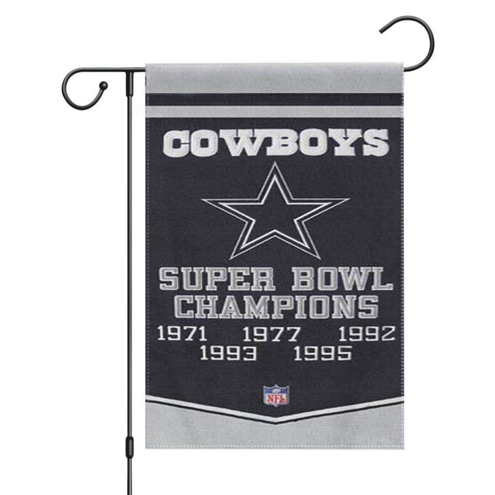 Dallas Cowboys Black Star Garden Flags Yard Outdoor Lawn 12 X 18