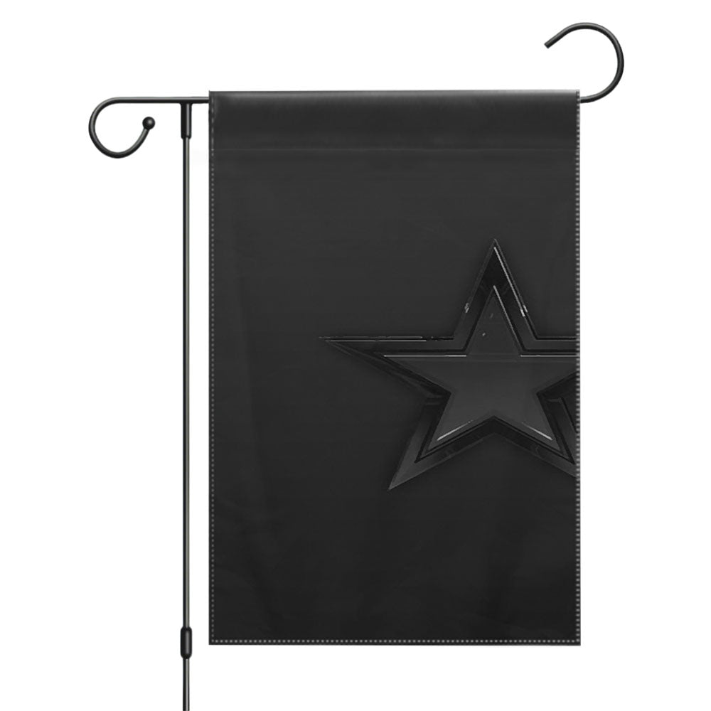 Dallas Cowboys Blue Sparkling Glitter Garden Flags Yard Outdoor Lawn 12 X 18