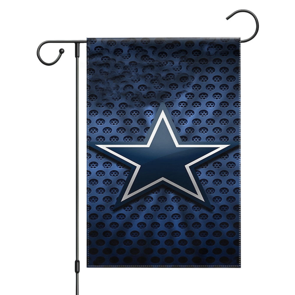 Dallas Cowboys Blue Garden Flags Yard Outdoor Lawn 12 X 18