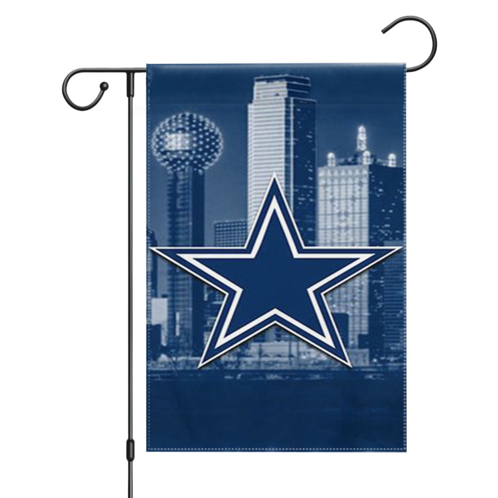 Dallas Cowboys Flag Garden Flags Yard Outdoor Lawn 12 X 18