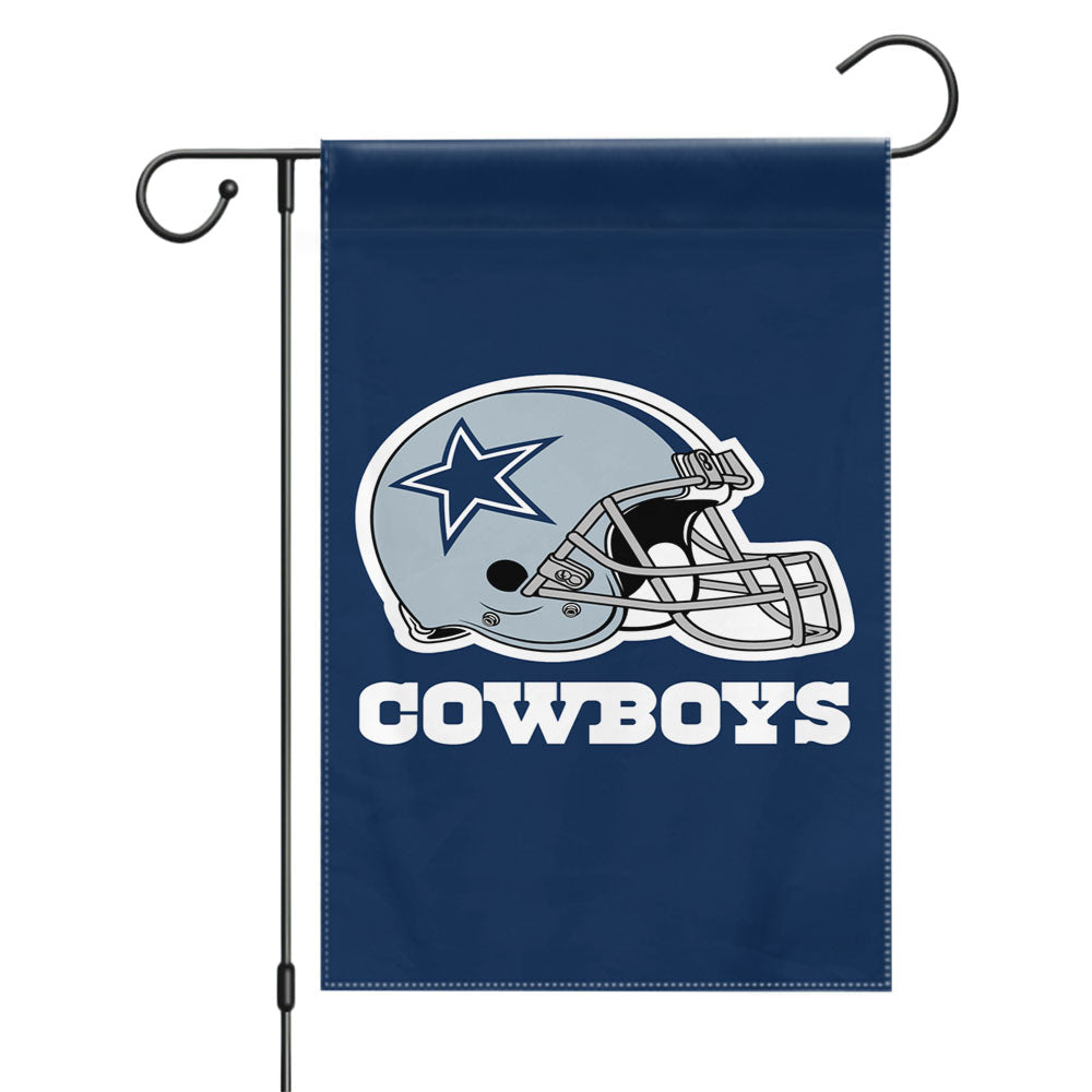 Dallas Cowboys Logo Nfl Garden Flags Yard Outdoor Lawn 12 X 18