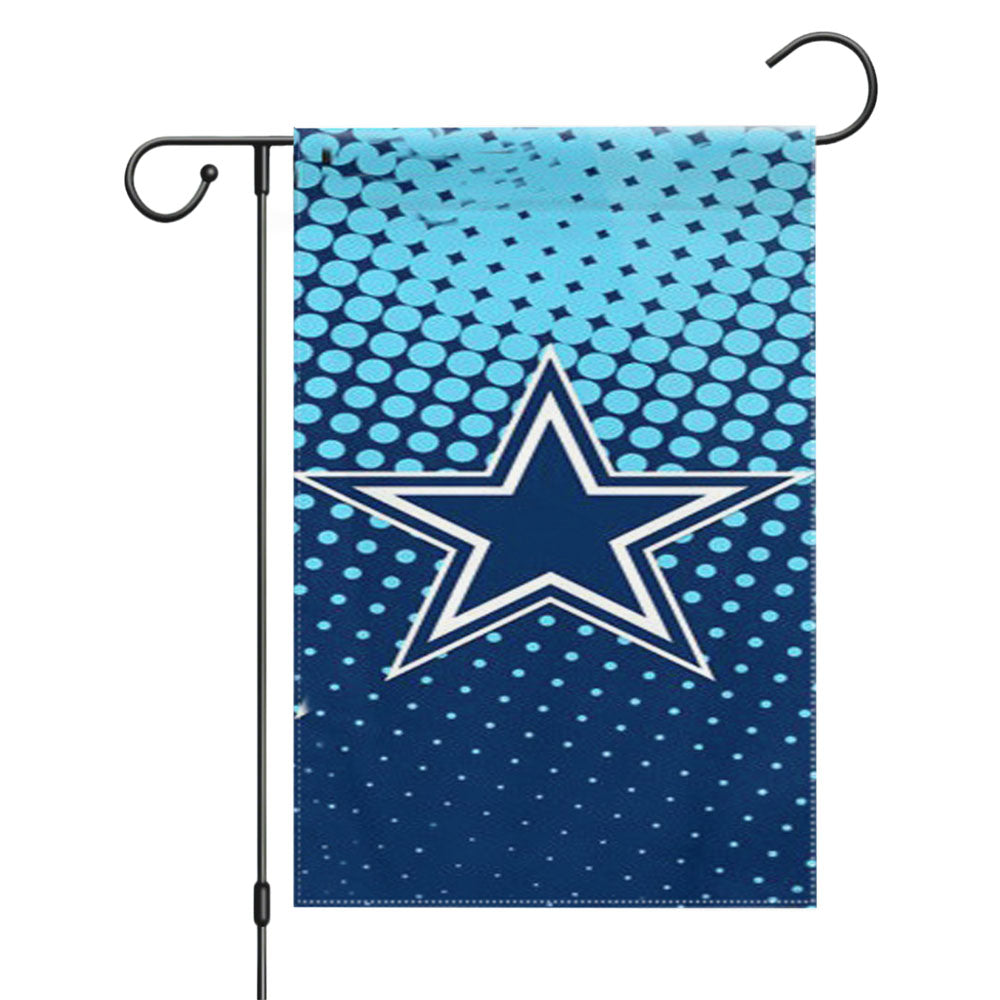 Dallas Cowboys Pink Ribbon Garden Flags Yard Outdoor Lawn 12 X 18