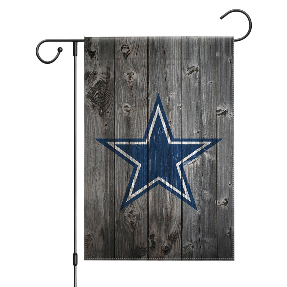 Dallas Cowboys Superman Logo Garden Flags Yard Outdoor Lawn 12 X 18