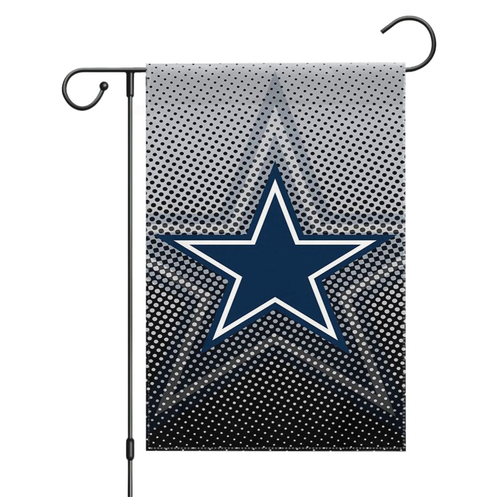 Dallas Cowboys X United State Flag Garden Flags Yard Outdoor Lawn 12 X 18
