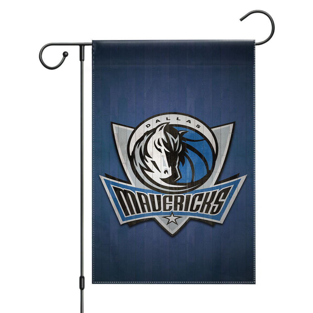 Dallas Mavericks Basketball Team Logo Garden Flags Yard Outdoor Lawn 12 X 18