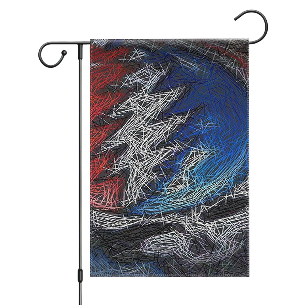 Grateful Dead Dan Mumford Garden Flags Yard Outdoor Lawn 12 X 18