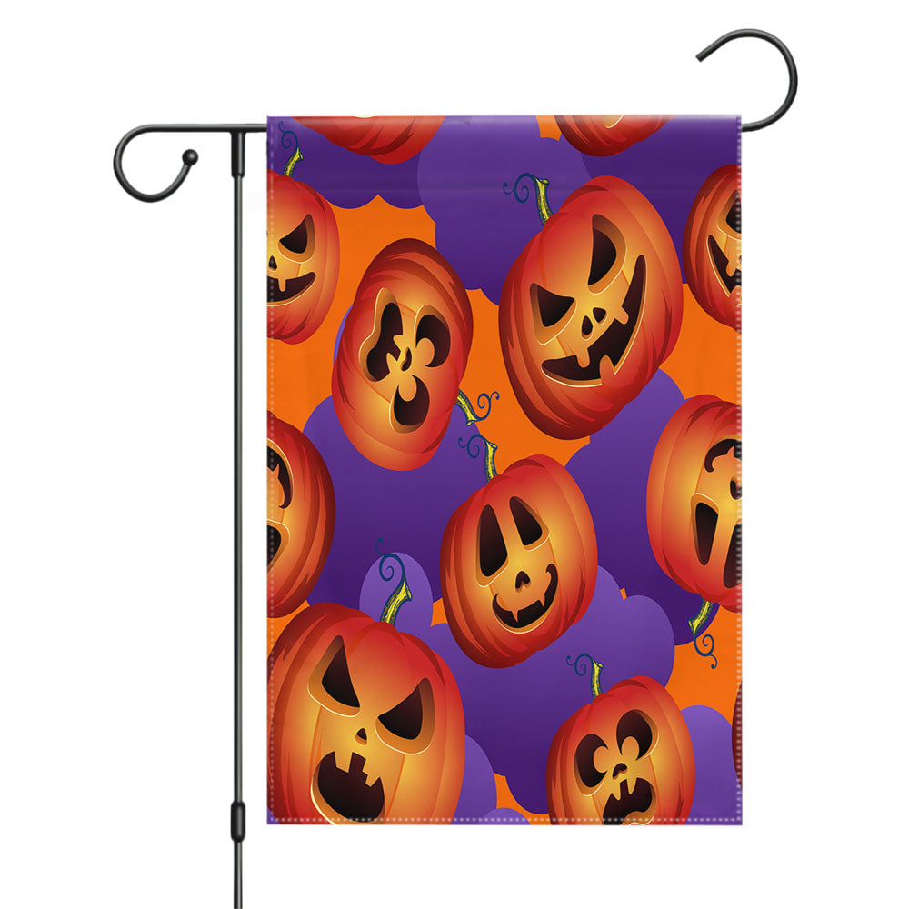 Halloween Pattern 03 Garden Flags Yard Outdoor Lawn 12 X 18