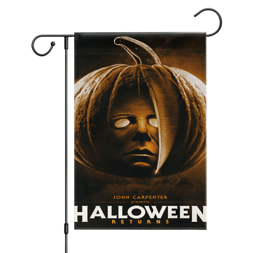 Halloween Scream Garden Flags Yard Outdoor Lawn 12 X 18