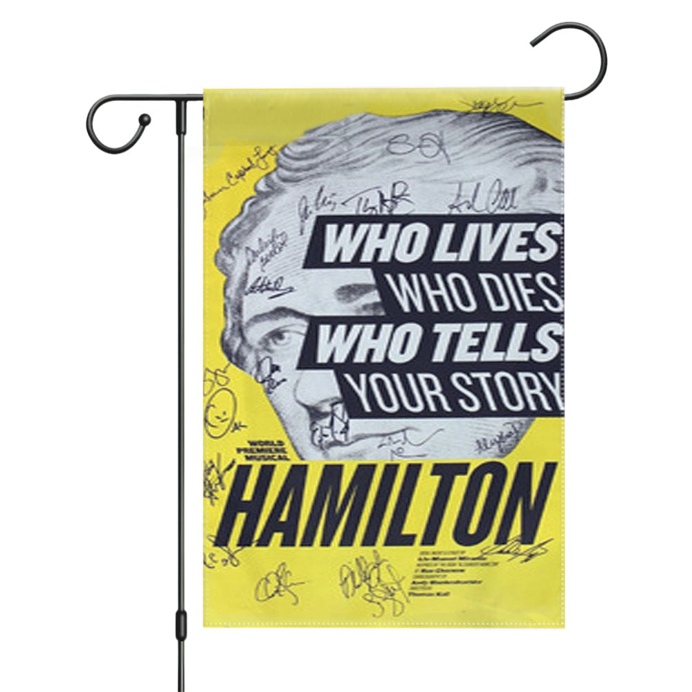 Hamilton Clothes Garden Flags Yard Outdoor Lawn 12 X 18