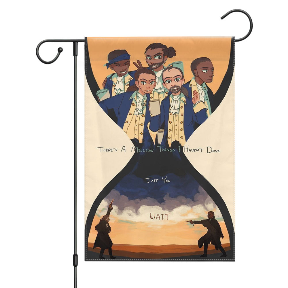 Hamilton Musical Garden Flags Yard Outdoor Lawn 12 X 18