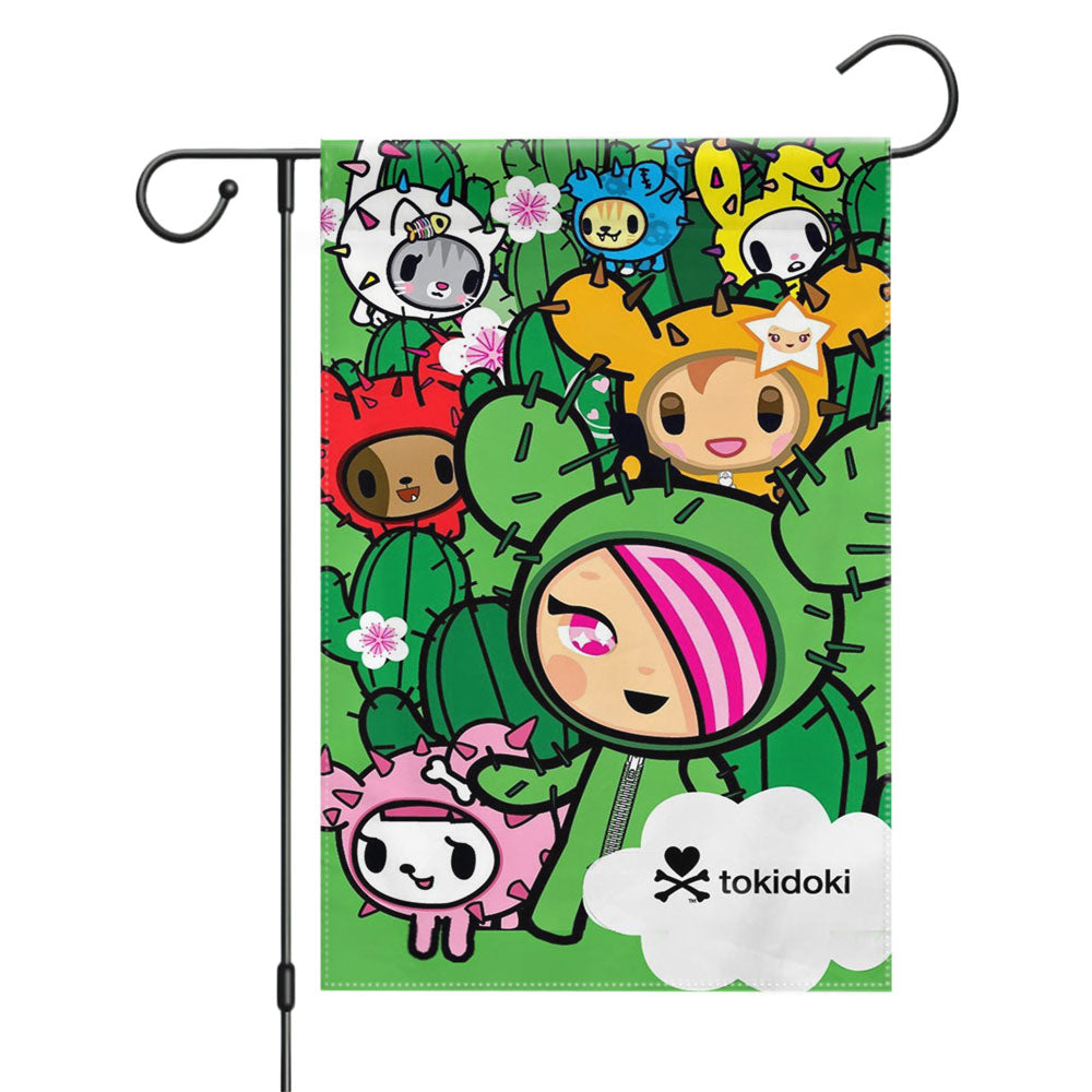 Hello Kitty Tokidoki Garden Flags Yard Outdoor Lawn 12 X 18